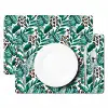 Palmblad - Panterprint - Tropical Placemat vinyl groot -zzsfeer2_Kitchenyeah-website
