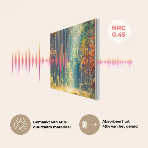 Bos - Zon - Natuur - Herfst PET vilt klein -USP_NL