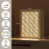 Patroon - Waaier -  Goud Light Box met kabel (Tafellamp) klein 925 -USP_NL