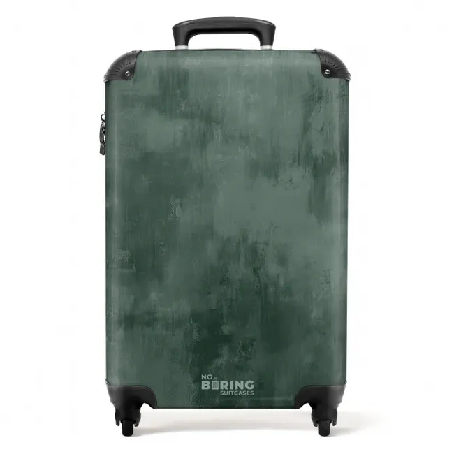 Groene betonlook NBS - Handbagage koffer - Volwassenen Unisex middel -productfoto_recht