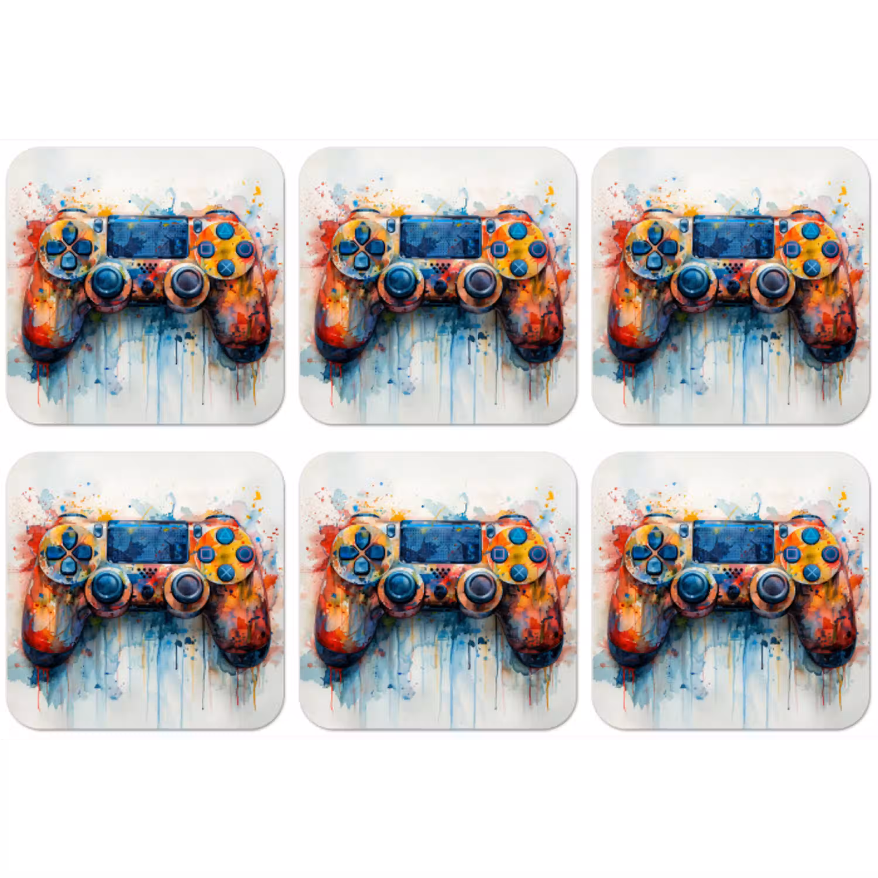 Kinder- en tiener kamer - Gaming - Game controller onderzetter kurk middel -zkaufland3dotto