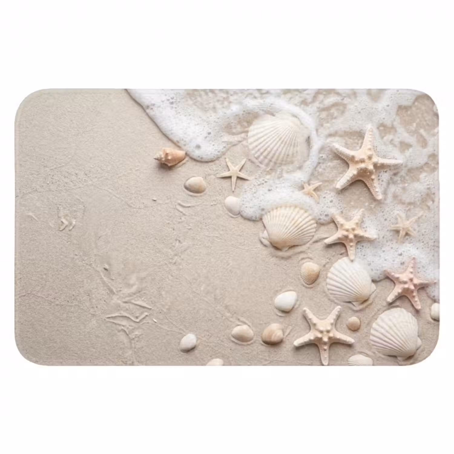 Badmat - Schelpen - Zeesterren - Strand