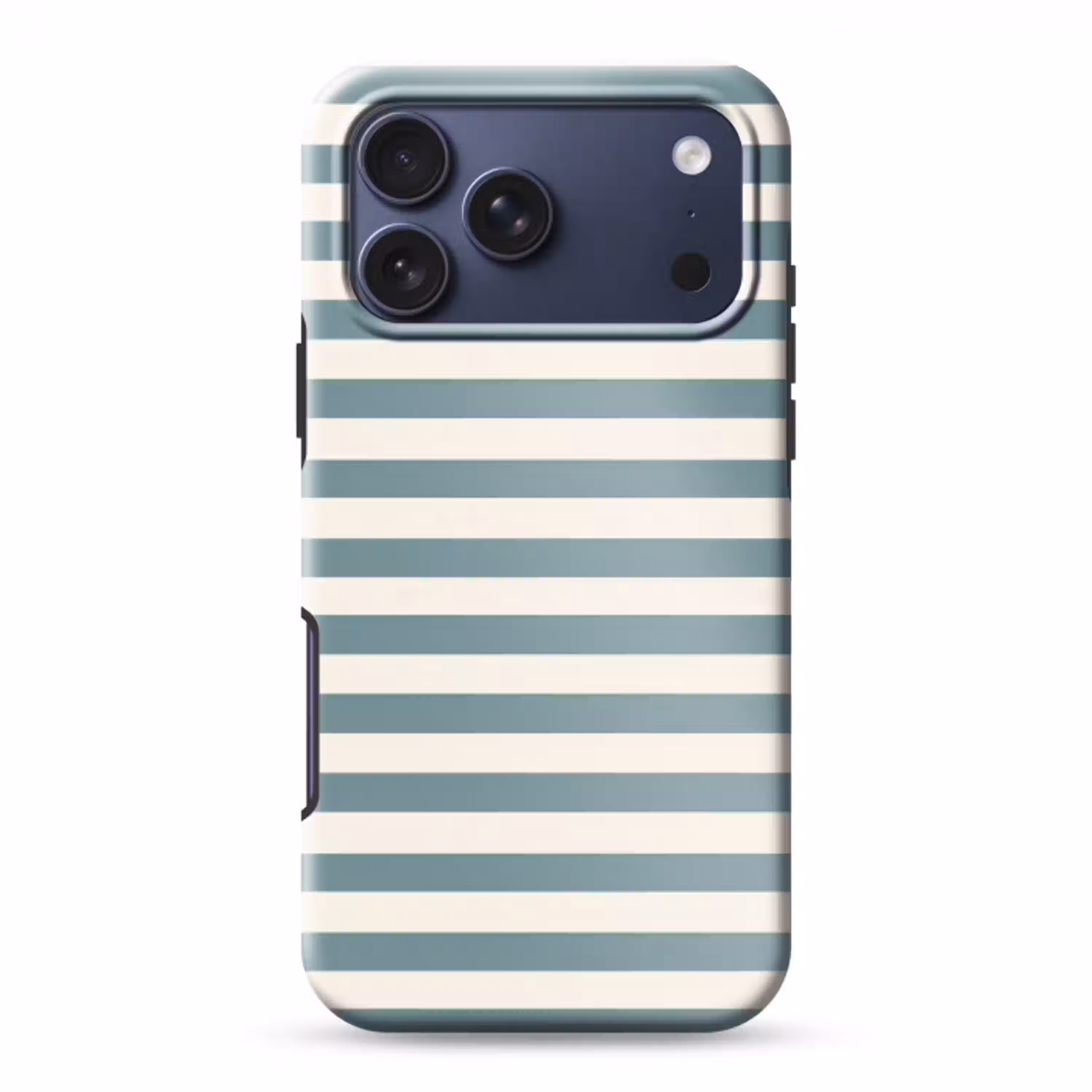 Strepen - Modern - Blauw Toughcase MagSafe Apple iPhone 17 Pro Max klein 1019 -3d