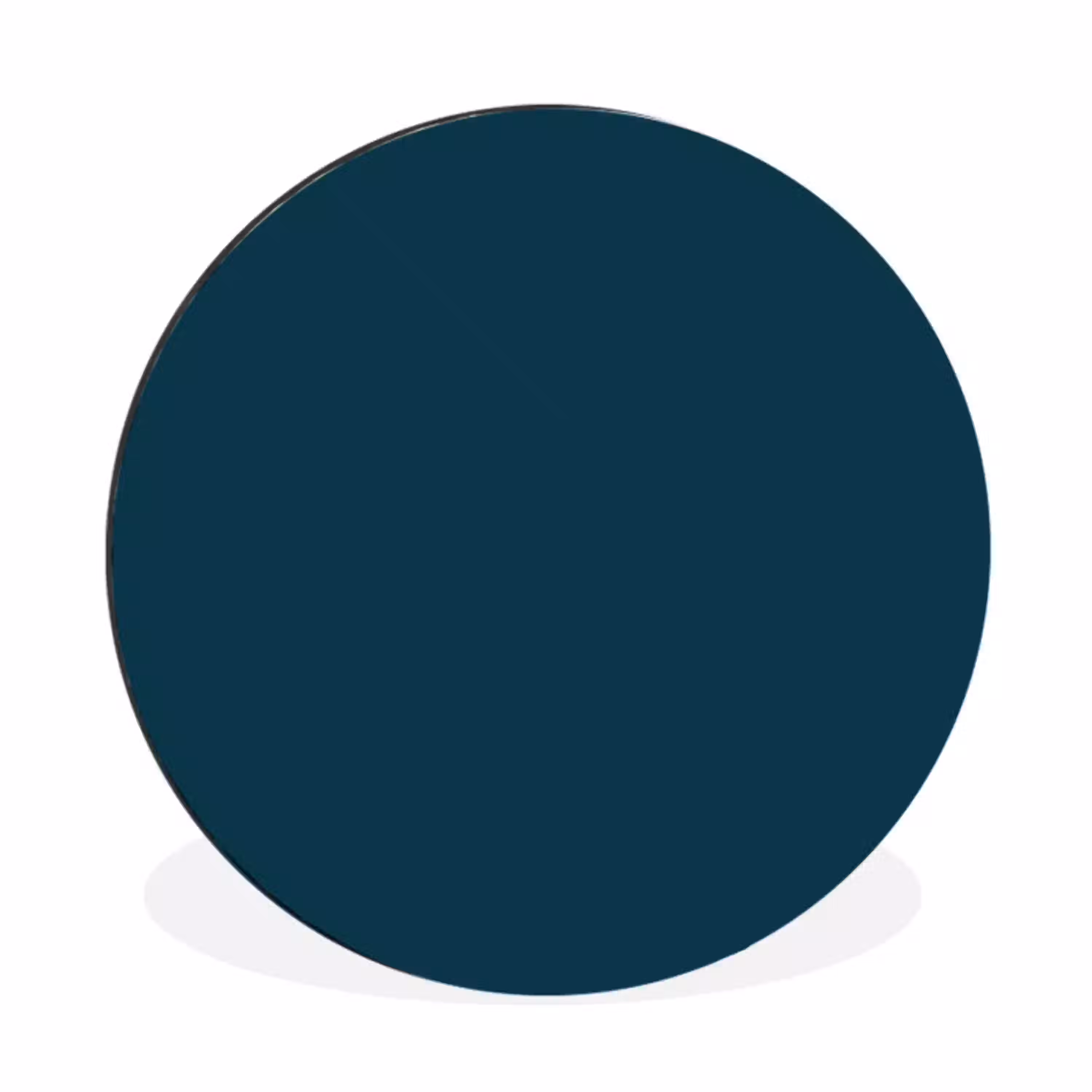Dark - Indigo - Blauw Wandcirkel aluminium klein 190 -3d