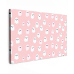 Spookjes - Patroon - Roze canvas 2cm klein 34 -z3d