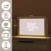 Ready for take off - Vliegtuig - Groen - Paars - Golvende lijnen Light Box met kabel (Tafellamp) klein -USP_websiteoverzichtNL