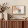 Abstract - Pastel kleuren - Goud - Modern - Aesthetic Light Box met kabel (Tafellamp) klein -sfeer2
