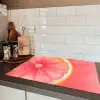 Grapefruit - Roze - Levendig Inductie beschermer vinyl 3mm klein -sfeer3