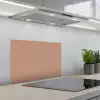 Beige - Kleur - Roze keuken achterwand spatscherm klein 900 -3d_schuin