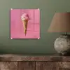 Hoorntje - Schepijs - Roze plexiglas 5mm klein -sfeer3