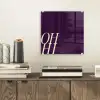 Oh hi - Paars - Cursief plexiglas 5mm klein -sfeer1