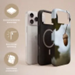 Eikel - Eikenblad - Bos - Herfst - Natuur Toughcase MagSafe Apple iPhone 17 Pro Max klein -USP_Lagen_NL