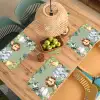 Vriendelijke Dierenparade Placemat vinyl groot -zzsfeer5_Kitchenyeah-website