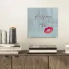 Kiss my ass - Lip - Blauw plexiglas 5mm klein -sfeer1