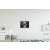 Glasstukjes - Leliebladeren - Vis - Oranje textielposter latten blank klein -kinderkamer