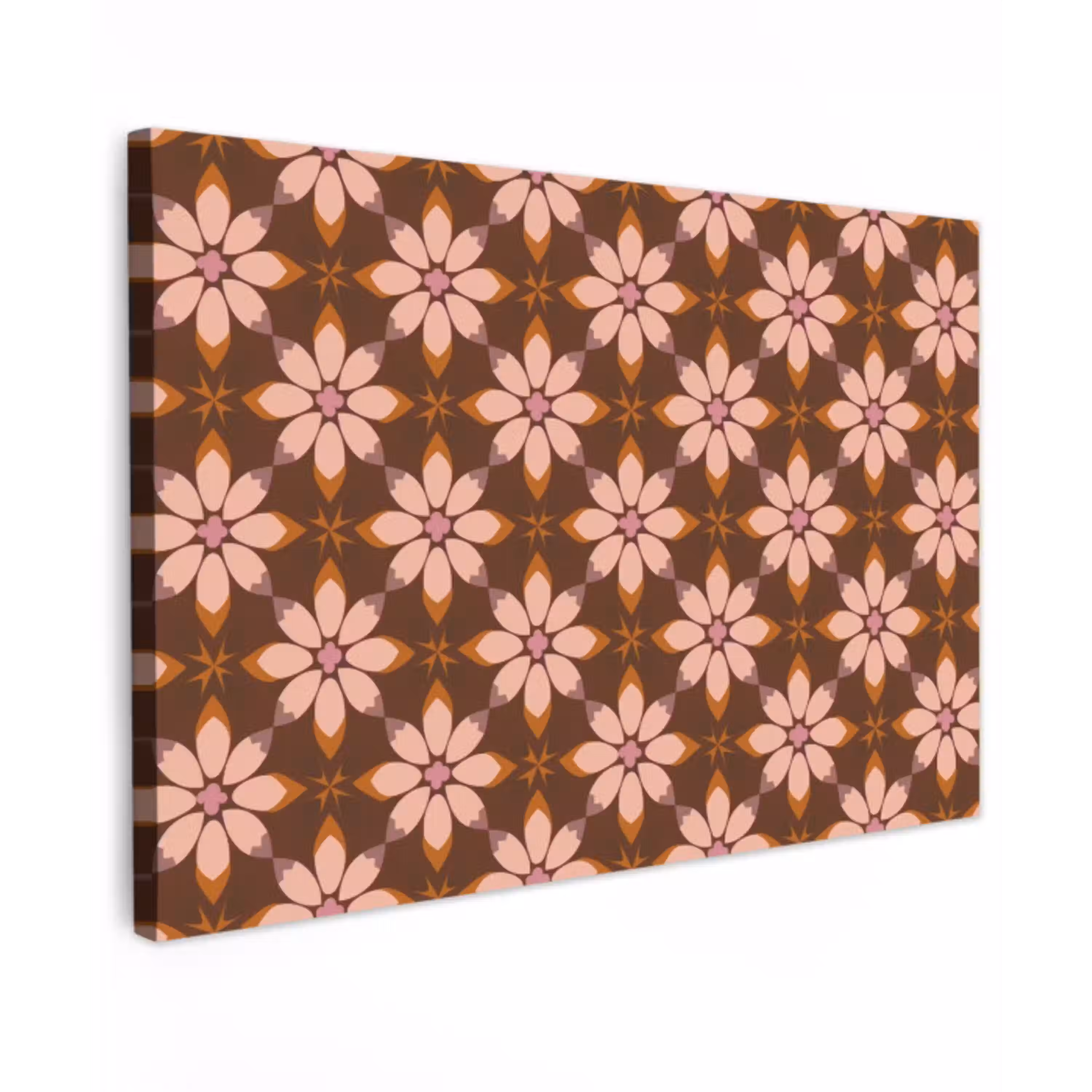 Klassiek - Retro - Bruin canvas 2cm klein 34 -z3d