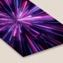 Lichtsnelheid - Ruimte - Roze - Paars fotolijst zwart zonder passe partout klein -zsfeer6