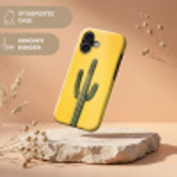 Cactus - Groen - Minimalistisch Toughcase MagSafe Apple iPhone 17 klein -USP_RandenV_DE