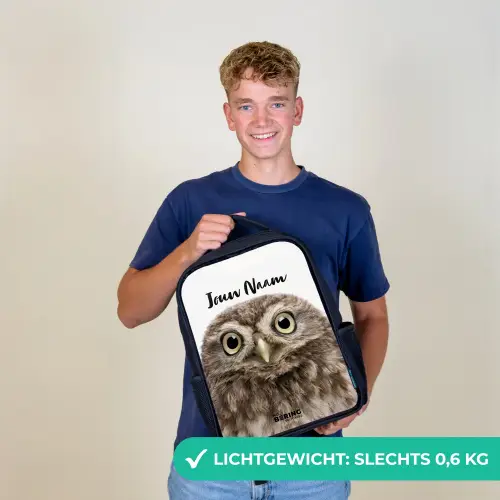 Ulke Uil Rugzak - Zwart middel -sfeer7_NL