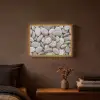 Kiezels - Stenen - Grijs Light Box met batterij (Wandlamp) middel -sfeer4