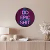Buste - Neon - LED - Letters Fotolijst rond zonder passe partout klein -sfeer3
