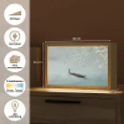 Bloesems - Minimalistisch - Wateroppervlak - Boot Light Box met kabel (Tafellamp) klein -USP_websiteoverzichtNL