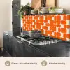 Patroon - Retro - Oranje keuken achterwand 2 middel 871 -usp_NL