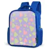 Lovely lila Kinderrugzak - Blauw middel -schuin
