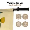 Felgeel - Vis - Strepen - Vinnen Wandkleed katoen klein -sfeer2