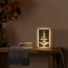 Schaakstuk - Koning - Schaakbord - Geblokt Light Box met kabel (Tafellamp) klein -sfeer4