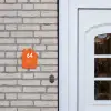 Oranje - Modern Naambord Huisje klein -sfeer1
