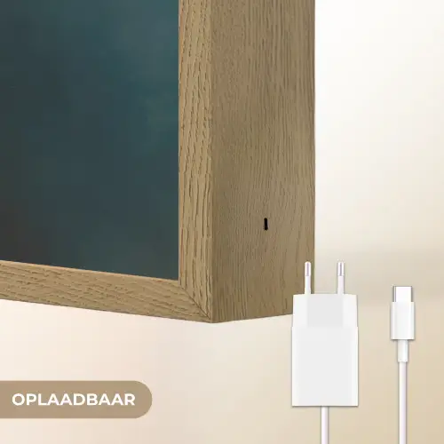 Vrouw - Portret - Kroon Light Box met batterij (Wandlamp) middel -USP_websiteoplaadbaarNL
