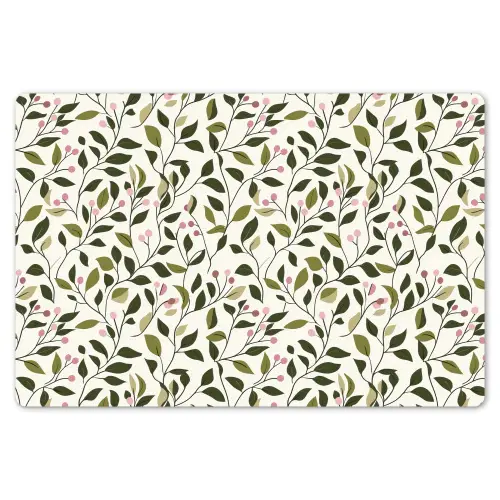 Bladeren - Bessen - Roze Placemat vinyl groot 368 -zzsfeer1_Kitchenyeah-website