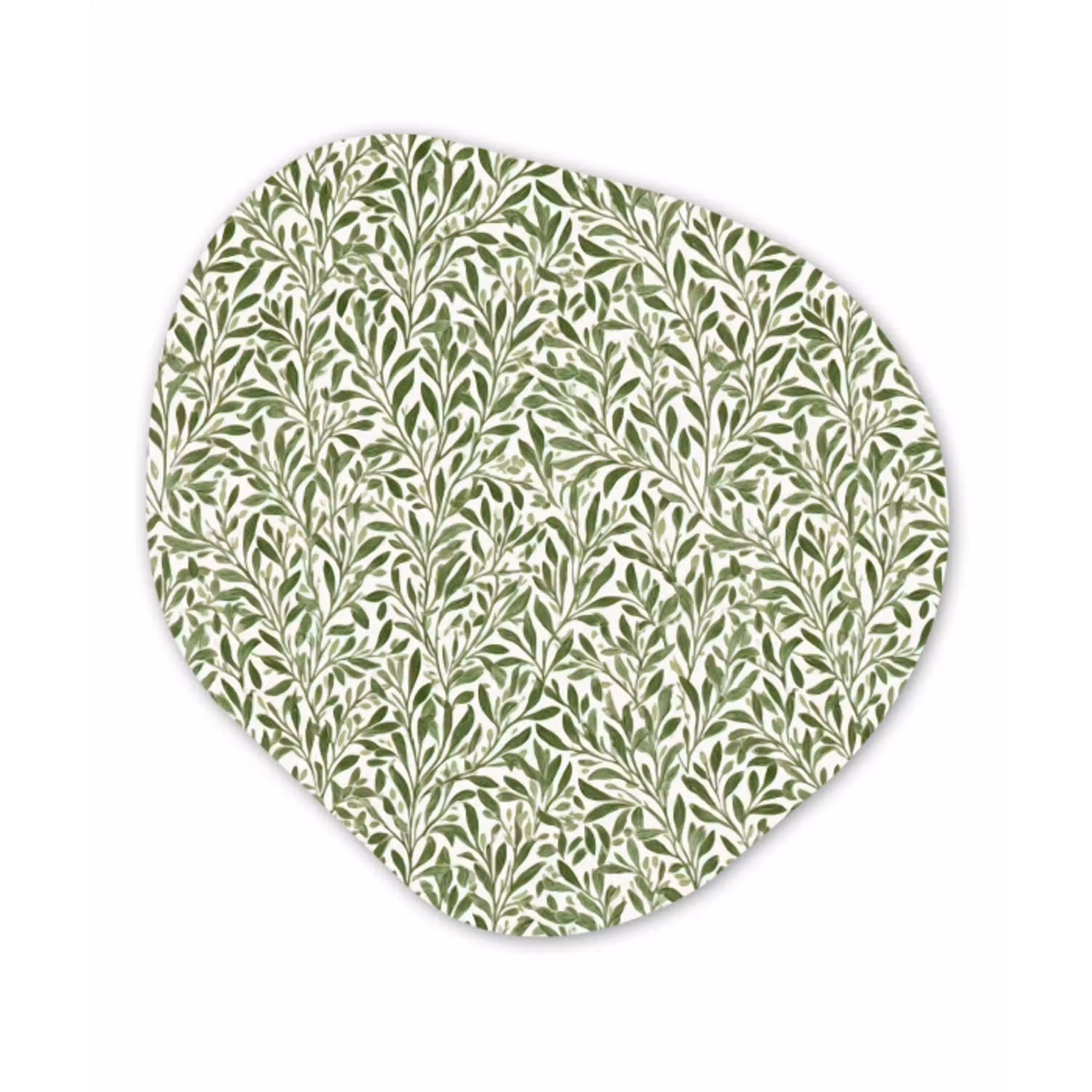 Botanisch - Takken - Groen Wandcirkel Organisch Forex 3mm klein 629 -3d