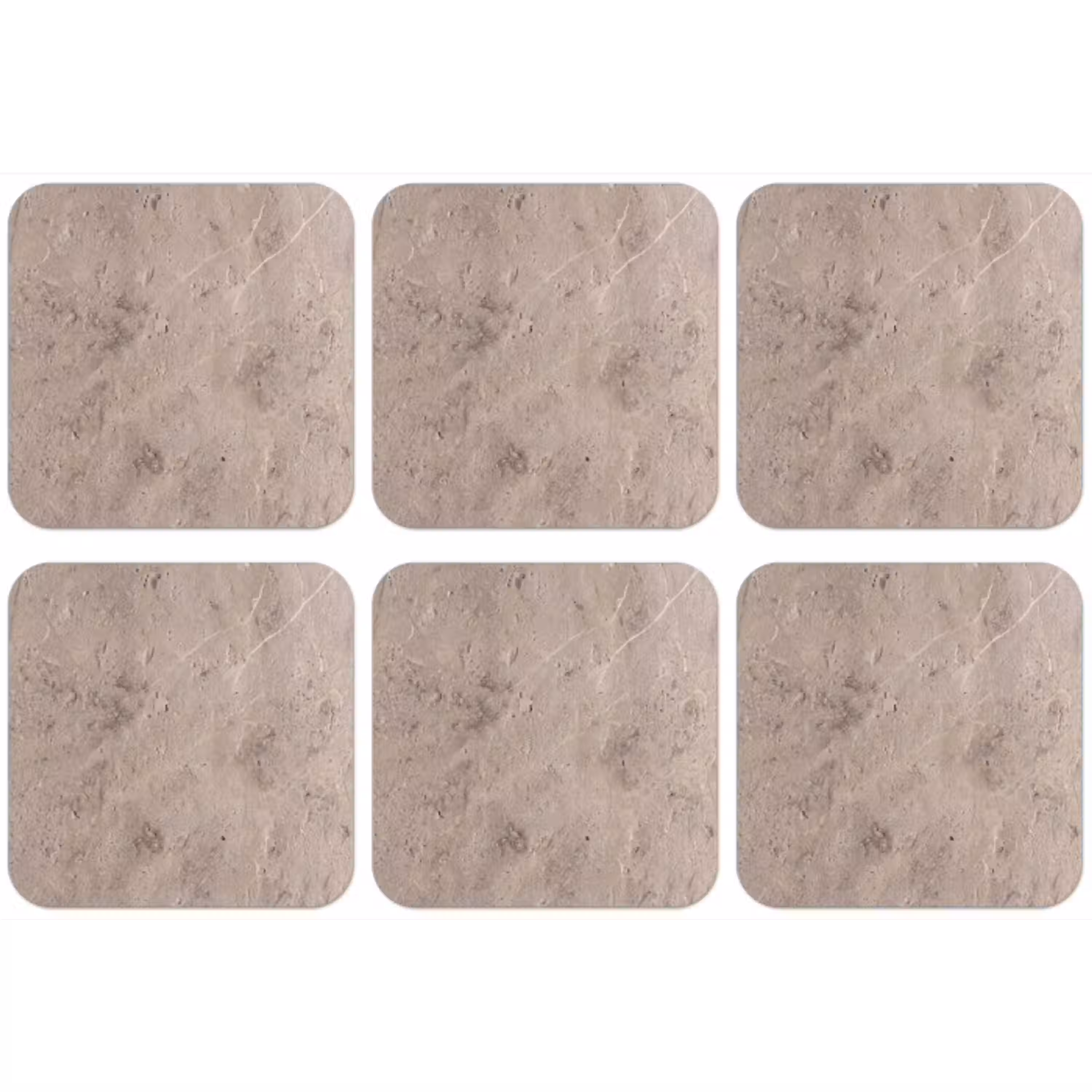 Textuur - Steen - Patroon - Rustiek - Beige onderzetter kurk middel -zkaufland3dotto