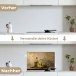Olijven - Stilleven - Vintage keuken achterwand spatscherm klein -voor_na_DE