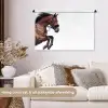 Paard - Springen - Modern Wandkleed katoen middel -sfeer1