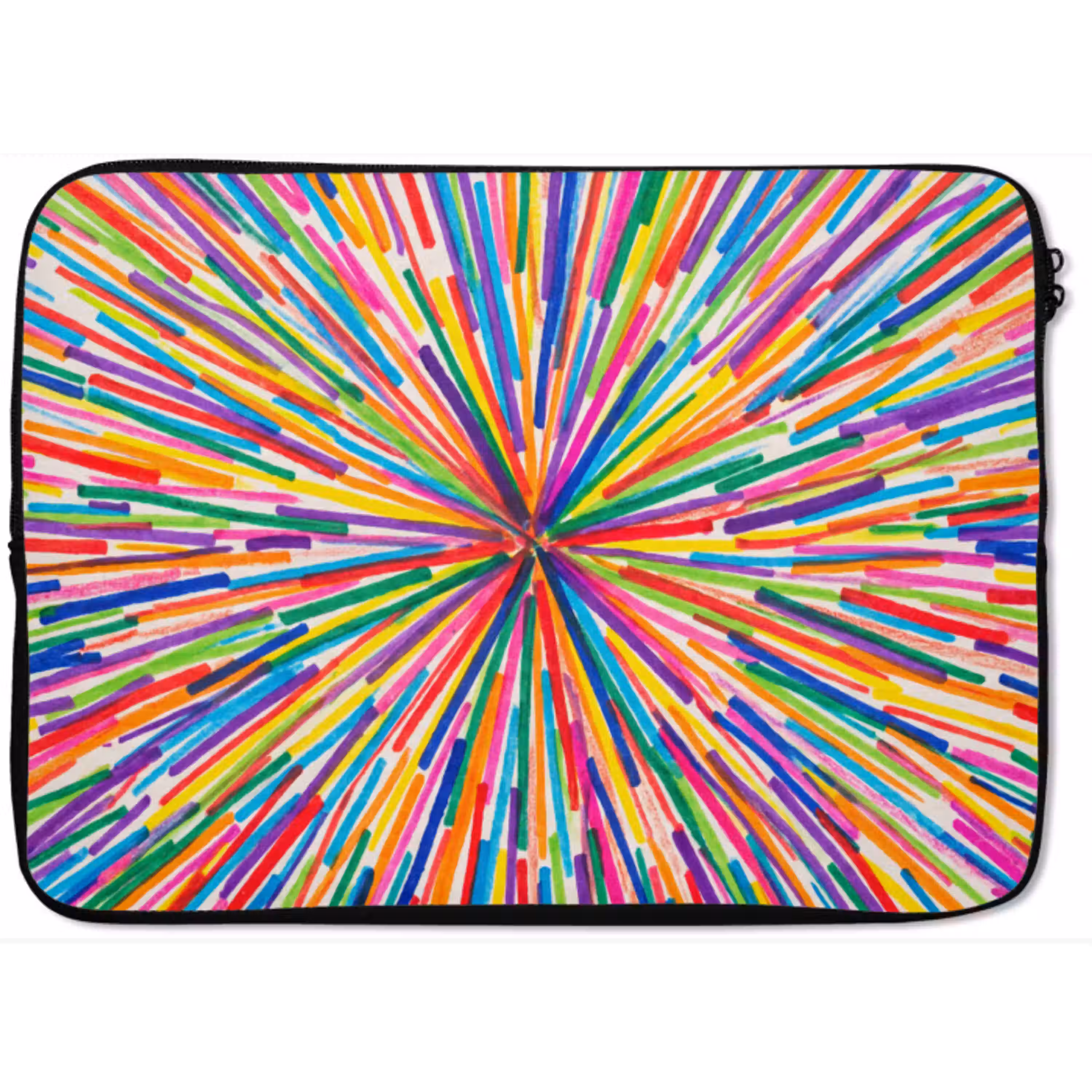 Lijnen - Kleurrijk - Abstract laptophoes neopreen klein -zkaufland3dotto