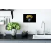 Quotes - Bloem - Tulp - Geel Muursticker klein -keuken
