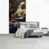 Melkmeisje - Kunst - Panterprint - Vermeer - Schilderij - Oude meesters fotobehang vinyl groot -slaapkamer