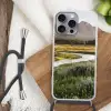 Berglandschap - Rivier - Bos Hoesje iPhone 16 Pro Max met koord klein -sfeer4