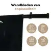 Raaf - Vogels - Zwart Wandkleed katoen klein -sfeer2