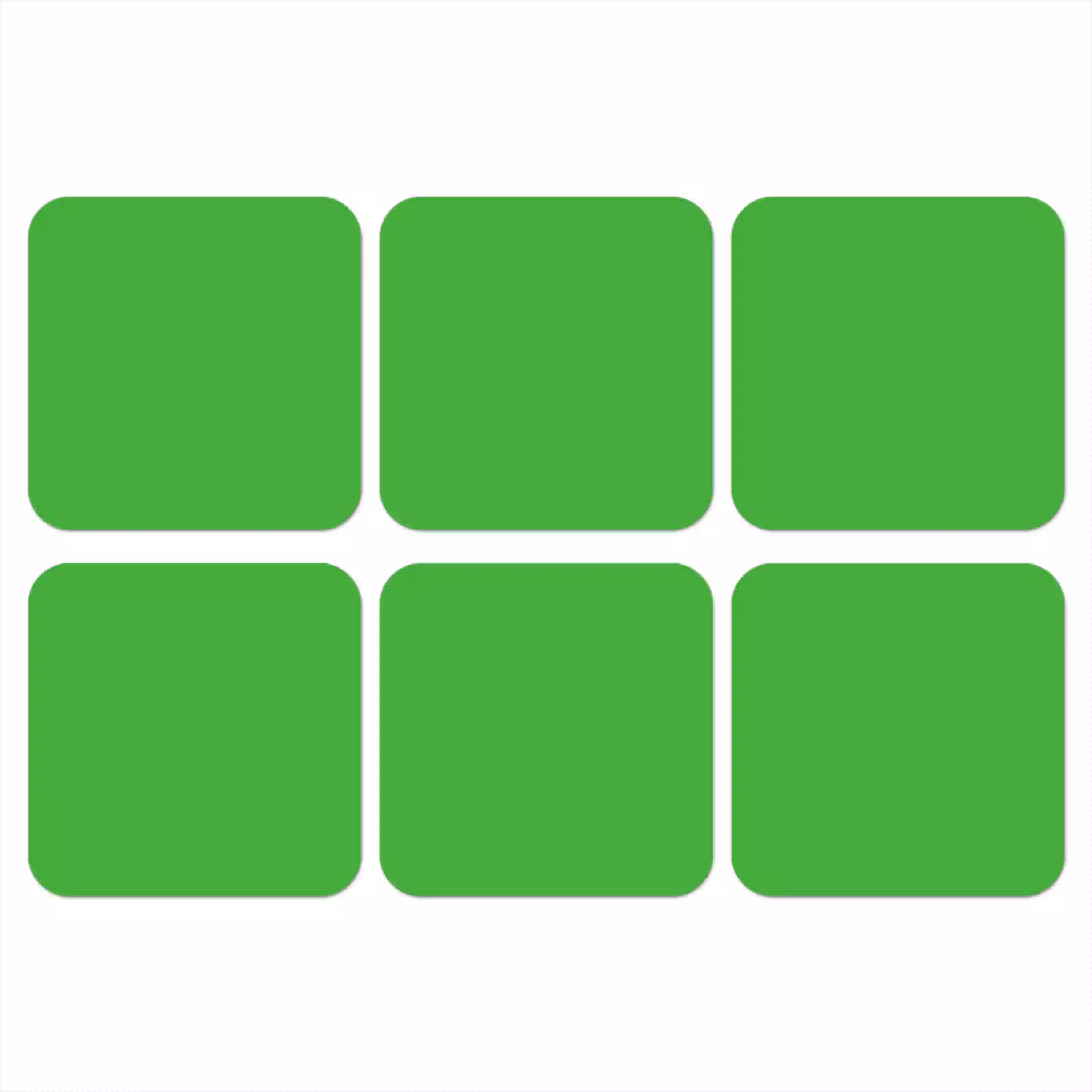 Kelly - Green - Groen onderzetter kurk middel 366 -3d