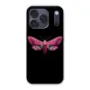 Vlinder - Roze - Nachtvlinder Telefoonhoesje iPhone 17 Pro klein -3d