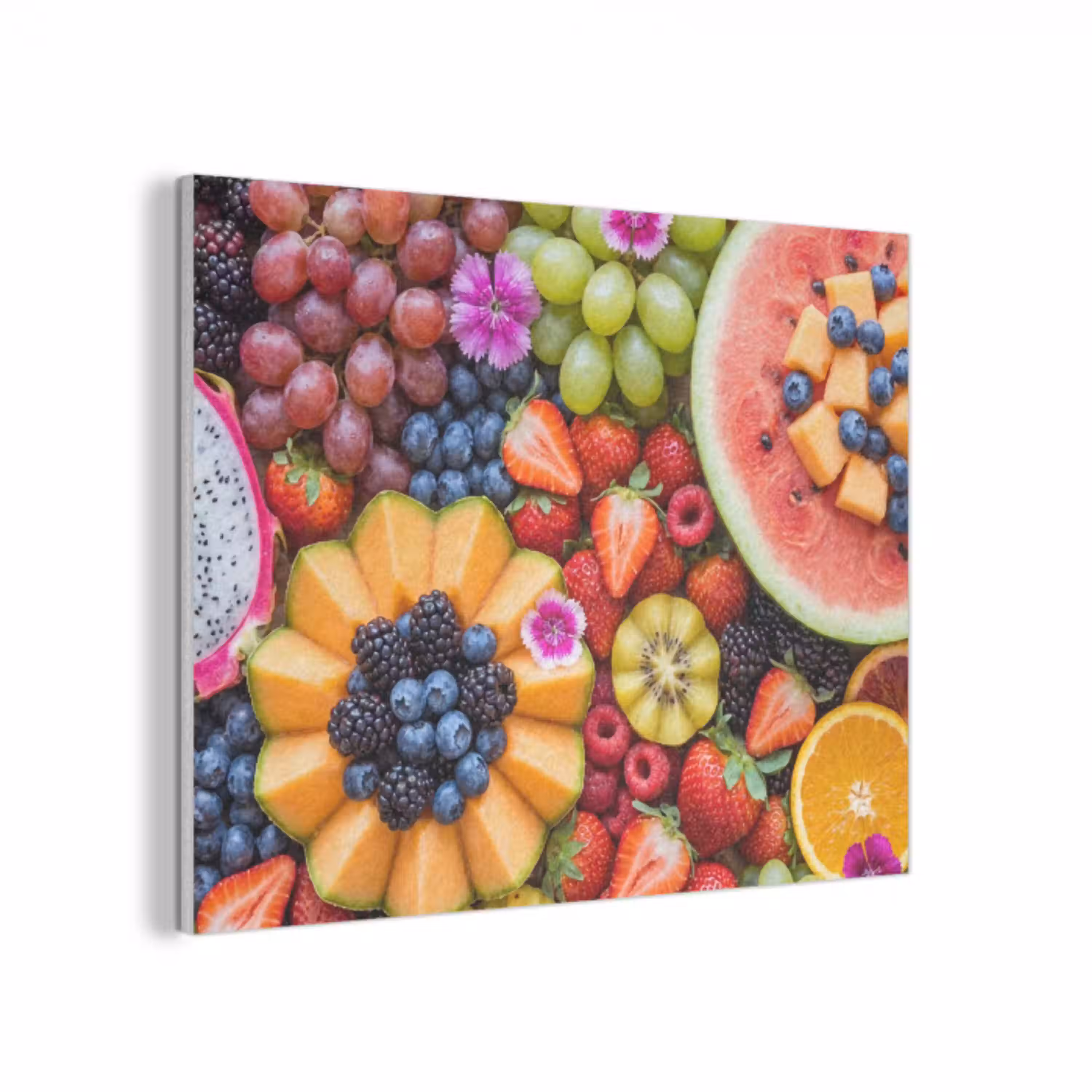 Fruit - Vers - Variatie - Eten - Kleurrijk PET vilt klein -3d