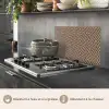 Stippen - Bruin - Beige - Patroon keuken achterwand spatscherm klein 900 -usp_FR