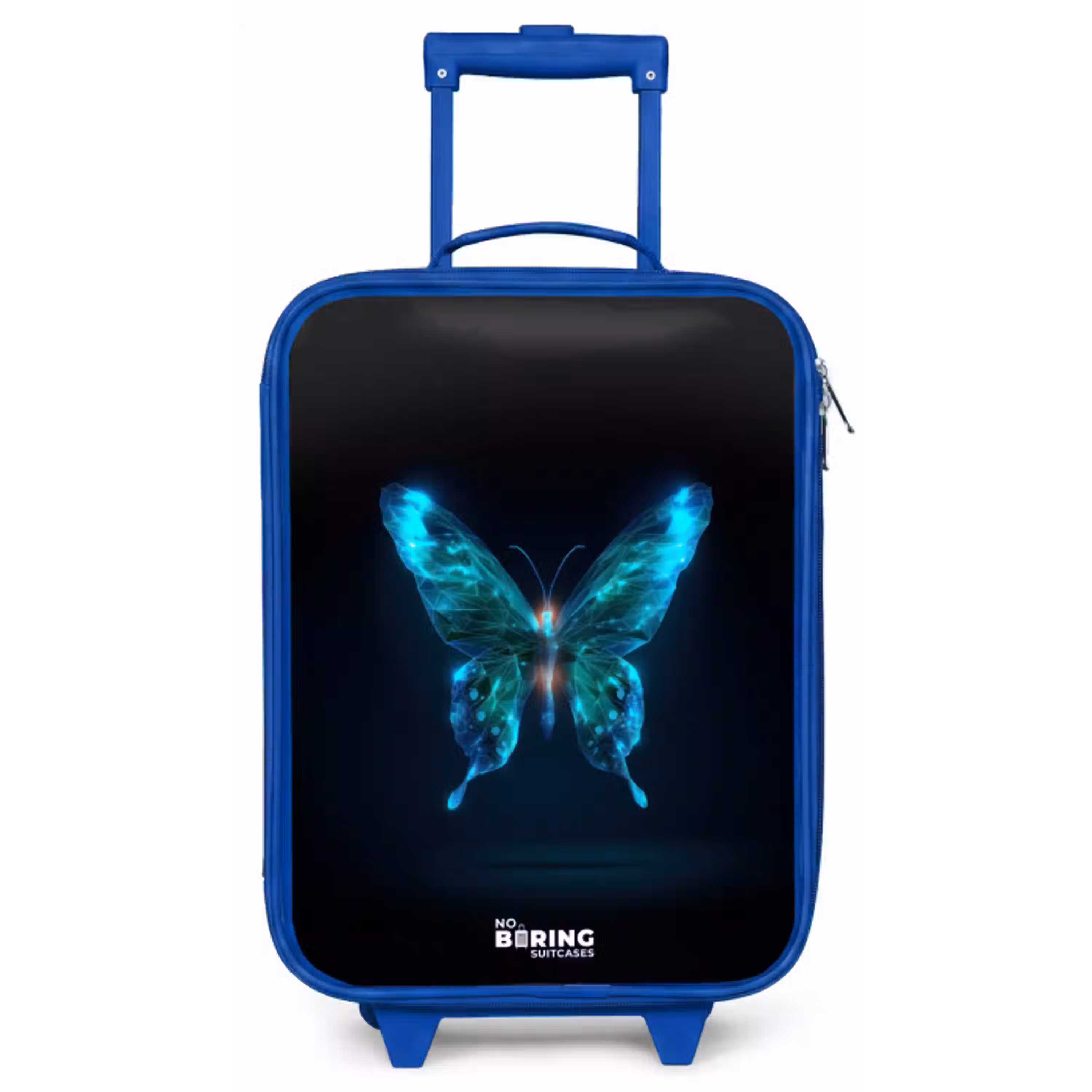Magische digitale vlinder Kinderkoffer - Blauw klein -zz3dotto