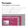eat me out don't stress me out - Roze - Minimalistisch Muismat XXL klein -sfeer5