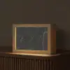 Marmer - Zwart Light Box met kabel (Tafellamp) klein -z3d_website