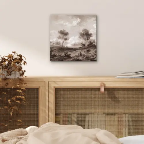 Klassiek - Landschap - Neutraal aluminium wit klein -sfeer3